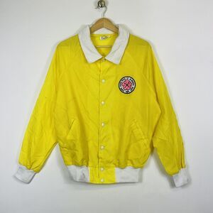 Pope John Paul II Alberta Canada Vintage 1984 Visit Yellow Jacket Mens Large‎